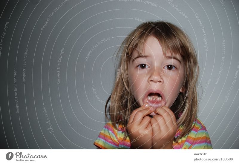 zombie Zombie Child Girl Portrait photograph Hand Creepy Fear Panic Joy Teeth