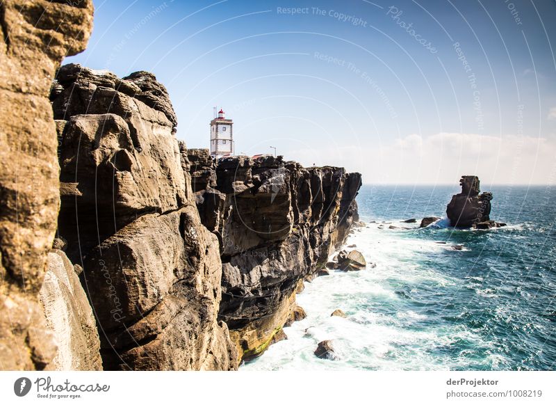 Lighthouse on the Peniche Peninsula Vacation & Travel Tourism Trip Adventure Far-off places Freedom Sightseeing Cruise Summer vacation Hiking Environment Nature