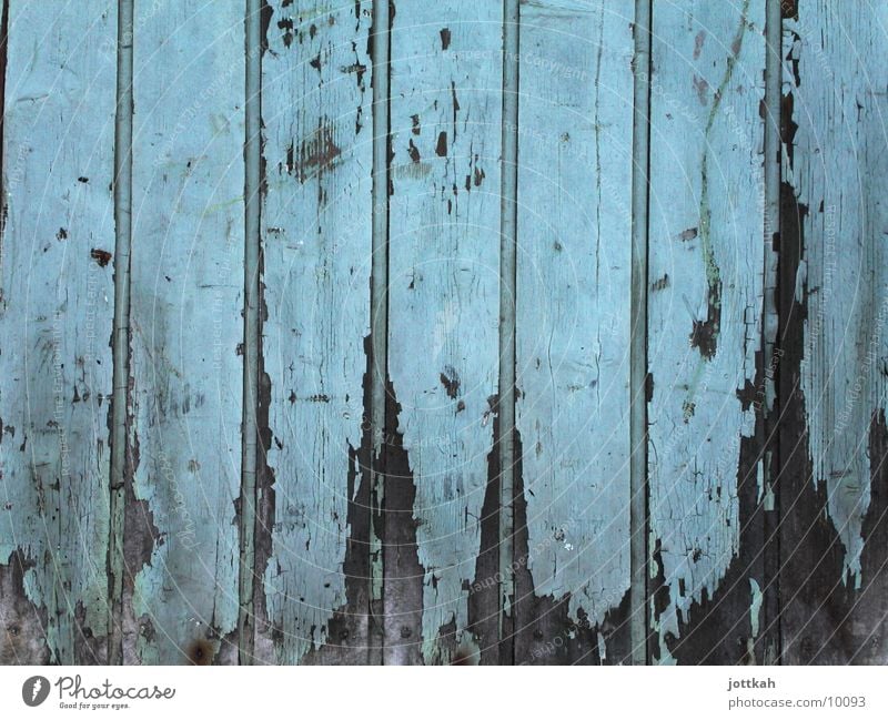 Wood in the best years Paintwork Decline Broken Photographic technology Blue Colour Door Old Derelict