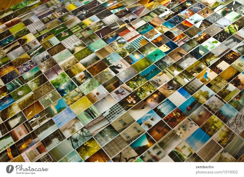 photos album Detail Section of image Selection Image Photography Art gallery Crowd of people Many Lie Arrange Exhibit Multicoloured Colour Background picture