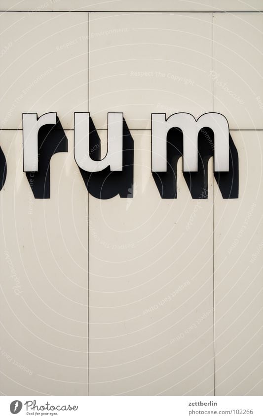cultural info Rum Typography Lettering Berlin culture forum Detail Letters (alphabet) Characters Art Culture Alcoholic drinks Shadow building Sharoun