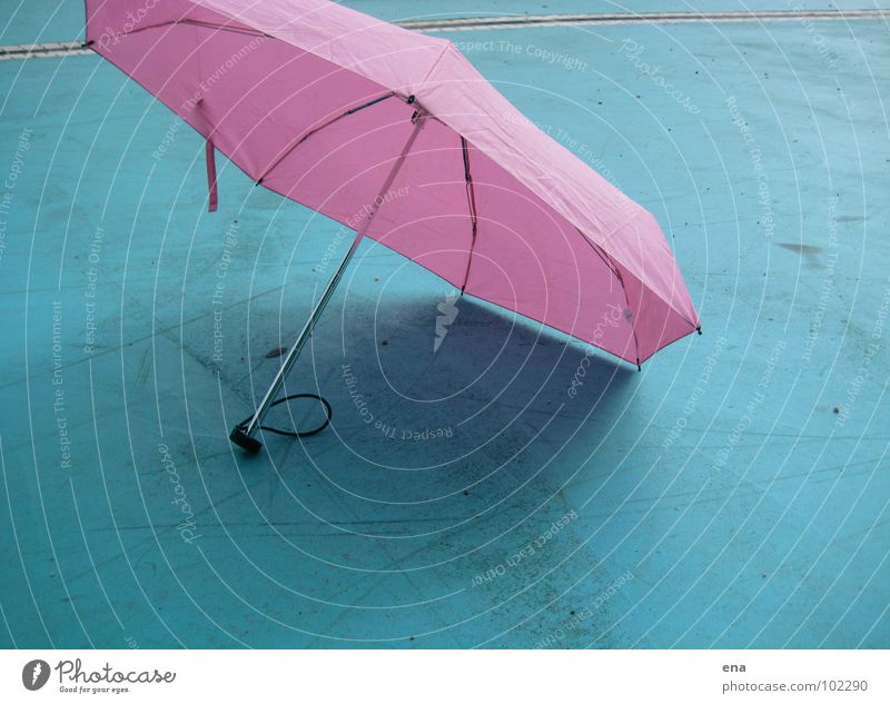 parasol III Sunshade Umbrella Wet Dry Shadow play 7 Pink Thusnelda Summer Rain Blue Protection Nature 7-corner fluffy