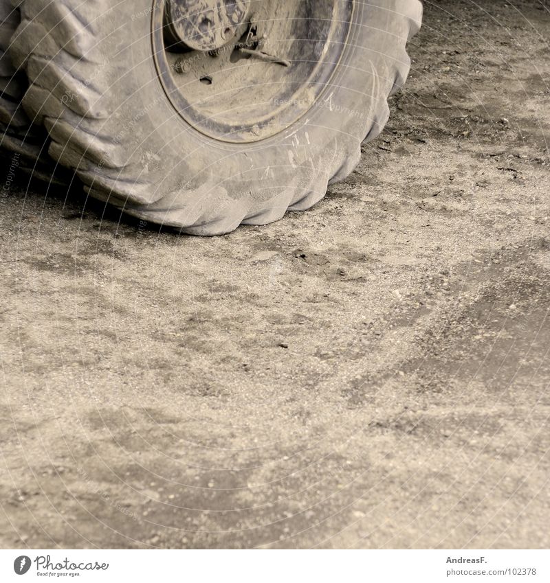 construction site Tractor Excavator Construction site Construction vehicle Construction worker Road construction Industry Wheel. tires Dirty Earth Build Sand