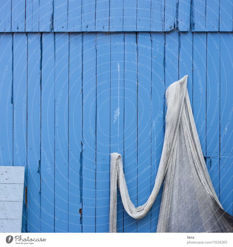 Hui Boo Fishery Fishermans hut House (Residential Structure) Wall (barrier) Wall (building) Facade Net Hang Maritime Blue Break Wooden house Suspended Droop
