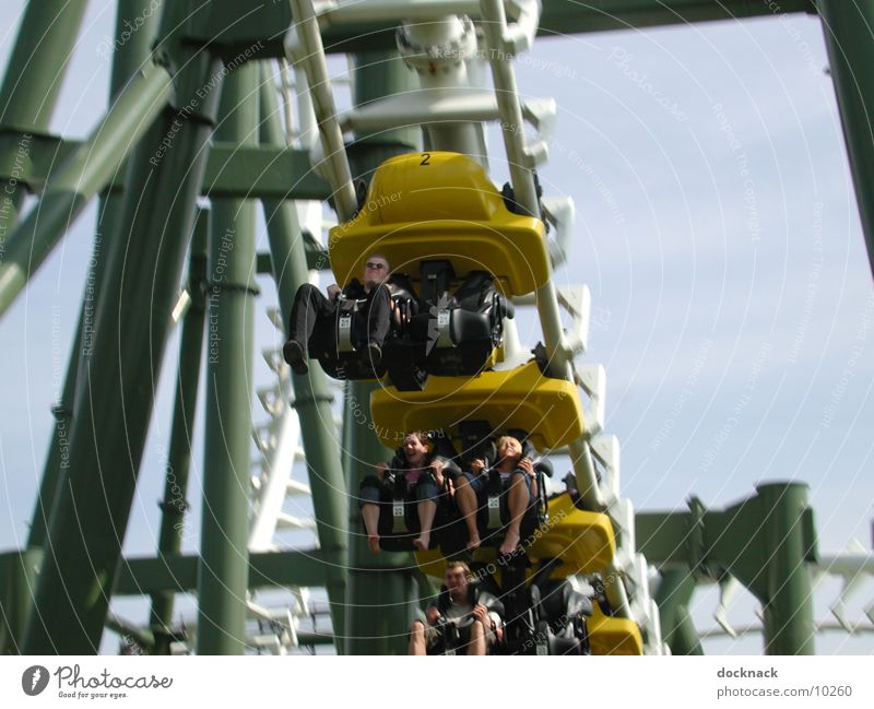 no limit Amusement Park Roller coaster Speed Electrical equipment Technology Human being Heide Park
