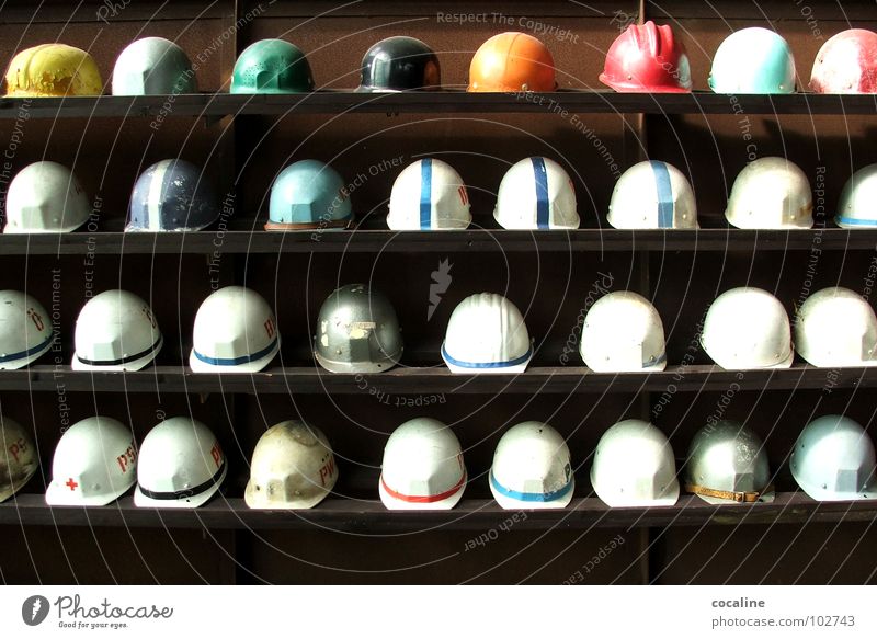 Helmut Helmet Work and employment Steel factory Mining Workwear Shelves Construction worker Construction site Headwear Protective headgear Collection