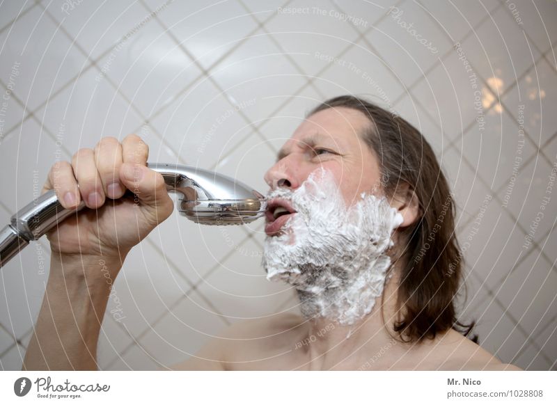 the voice of bulgaria Bathroom Masculine Man Adults Face Brunette Long-haired Facial hair Designer stubble Beard Personal hygiene Shave Shaving cream