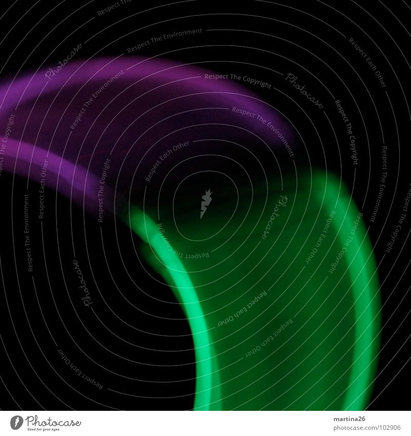 fluorescence Night Long exposure Black Stripe Green Violet Pink Part 2 Fluorescent Dark Square glowing Line light time exposure Circle Arch Curve