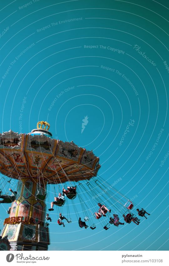 Kitsch Carousel 2 Fairs & Carnivals Rotate Playing chain carousel Sky Flying fair Joy D 80 Seating