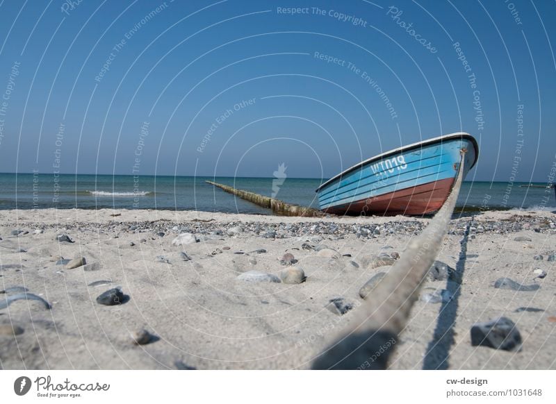 The fisherman's boat Beach leash Hiddensee Water Maritime Navigation