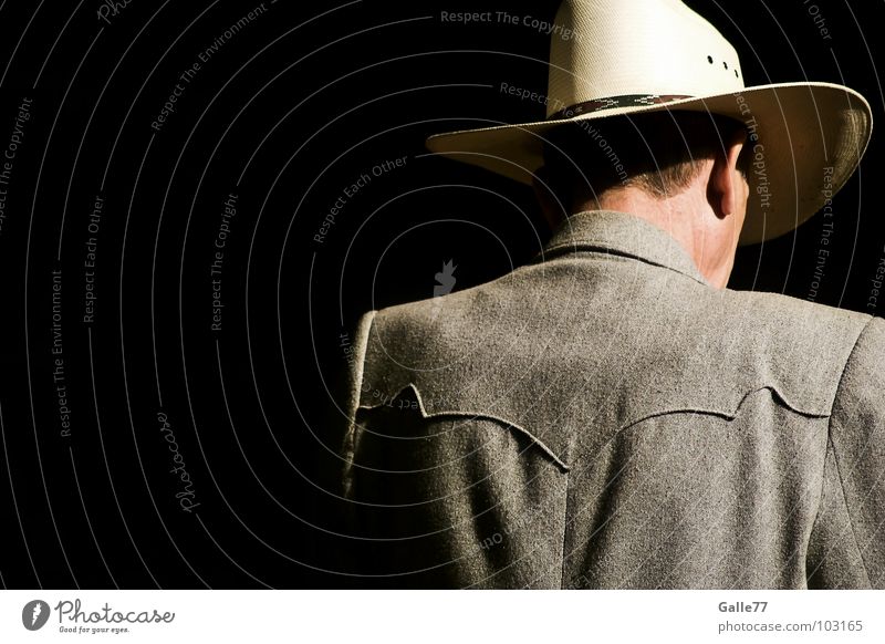 Lonely Stranger Man Cowboy Loneliness Foreign Individual Solitary Human being Hat