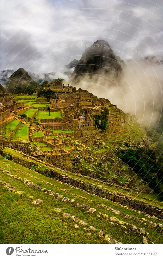 Clouds over Machu Picchu Vacation & Travel Tourism Trip Adventure Far-off places Freedom City trip Mountain Environment Nature Landscape Climate Bad weather