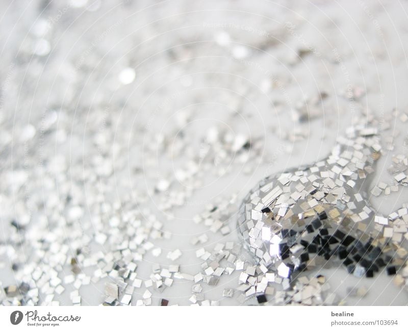 Silver drip Harmonious Calm Water Drops of water Disco ball Metal Crystal Glittering Dream Fluid White Esthetic Contentment Innovative Inspiration Future