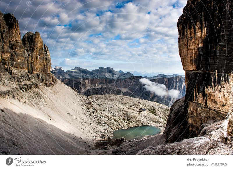 Framed view in the Dolomites Vacation & Travel Tourism Trip Adventure Far-off places Mountain Environment Nature Landscape Plant Animal Elements Summer Climate