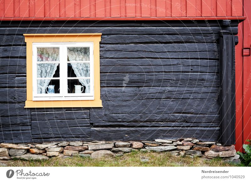 Røros House (Residential Structure) Dream house Redecorate Village Deserted Detached house Manmade structures Building Architecture Facade Window