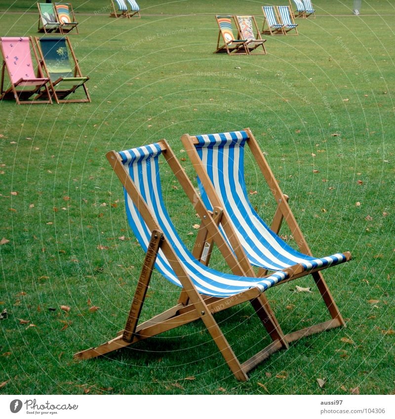 If it were summer now Deckchair Seating Relaxation Summer Park Vacation & Travel Sleep Boredom Furniture bore cool-down Camping chair parklife