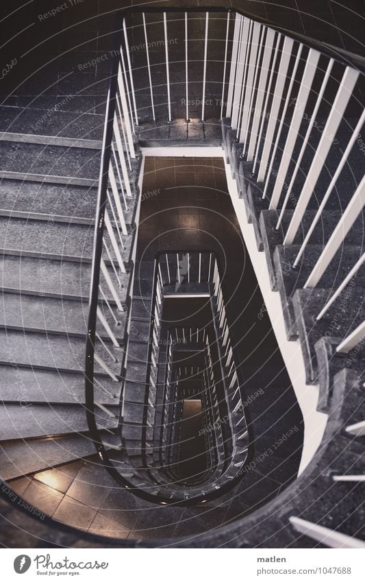 levels Deserted House (Residential Structure) Architecture Wall (barrier) Wall (building) Stairs Brown Black White Staircase (Hallway) Banister Flare Symmetry