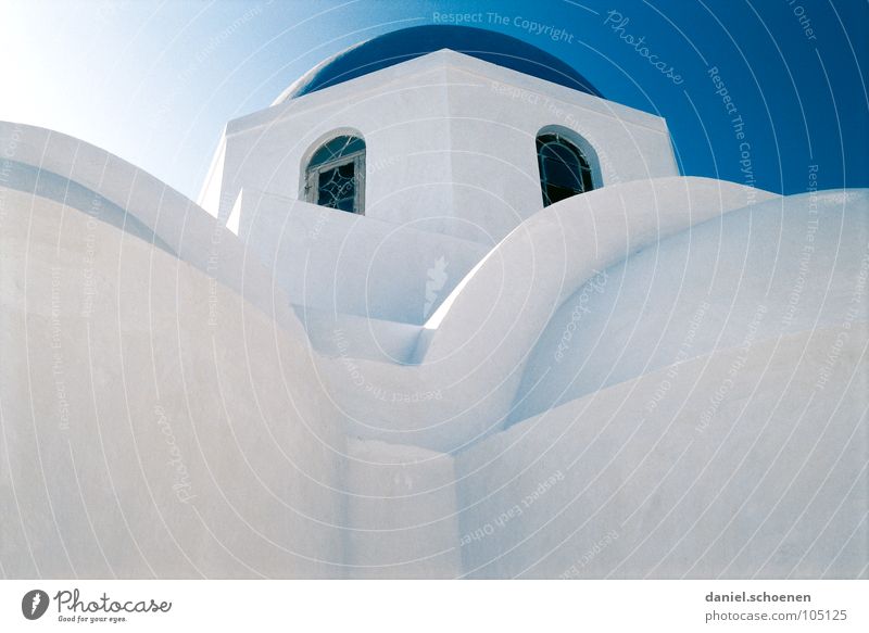 Greece abstract 2 White Blue Santorini Abstract Circle Square Structures and shapes Round Cyan House (Residential Structure) Roof Facade Background picture Cold