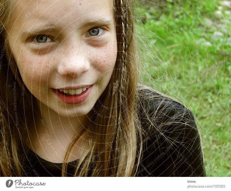 Child Girl Beautiful Face - a Royalty Free Stock Photo 