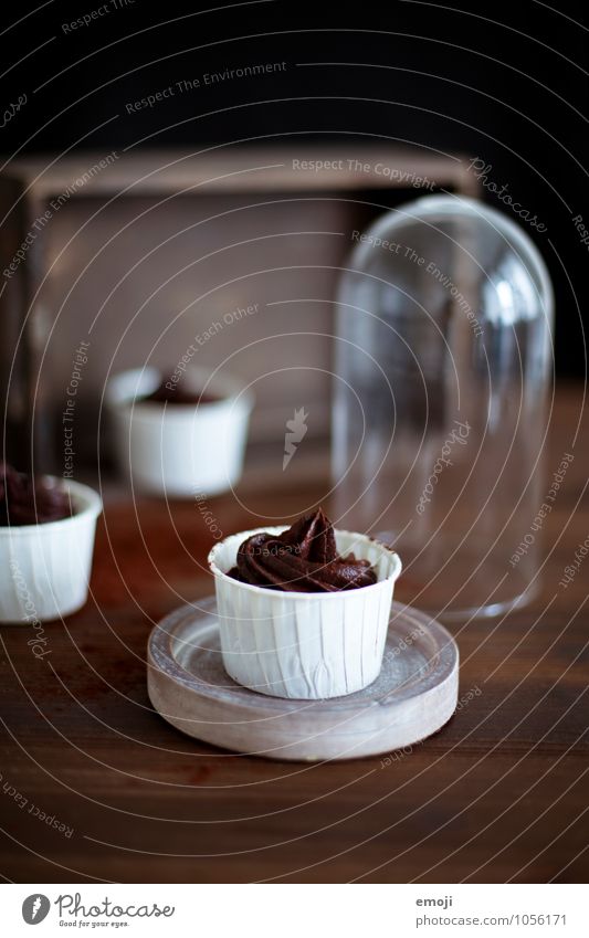 chocolate mousse Dessert Candy Chocolate Mousse Mousse au chocolat Nutrition Delicious Sweet Brown Rich in calories Colour photo Interior shot Deserted Day