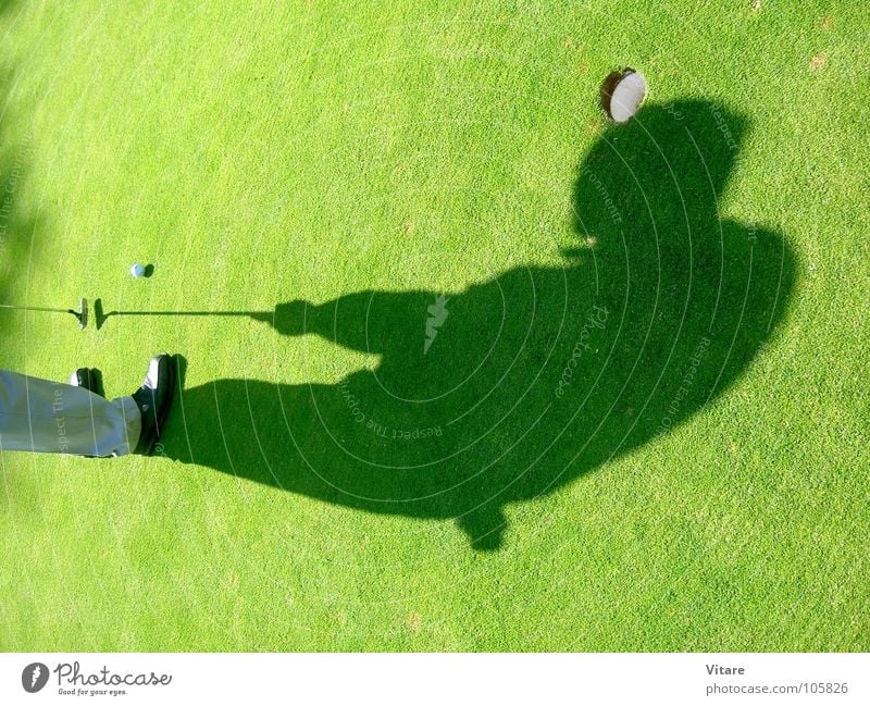 header Green Grass Afternoon Ball sports Shadow Golf Hollow Target Golf course