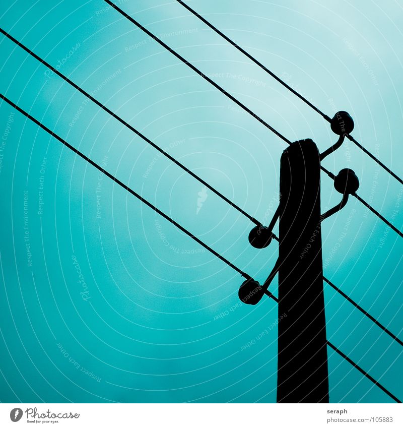 Power Pole Electricity Energy industry Cable High voltage power line Electricity pylon Manmade structures Wire Electronic Electronics Save energy Energy crisis