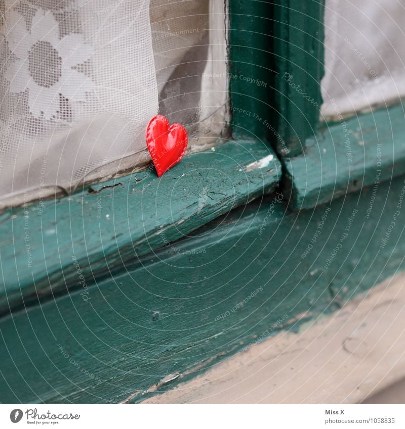 love Flirt Valentine's Day Window Sign Red Emotions Moody Love Infatuation Romance Lovesickness Longing Hope Love affair Heart Heart-shaped Declaration of love