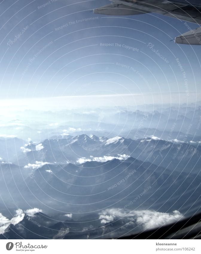 wanderlust Large Europe Airplane Passenger plane Far-off places Clouds Small White Above the clouds Infinity Beautiful Alarming Massive Gray Airy Anticipation