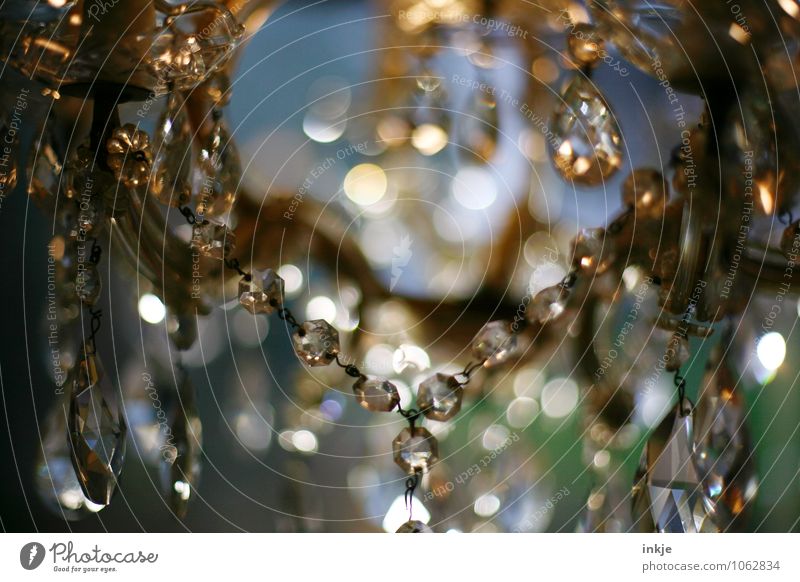 chandeliers Luxury Elegant Style Chandelier Glass Glass ball faceted Ground down Blur Sphere Drop Glittering Hang Old Authentic Historic Beautiful Retro