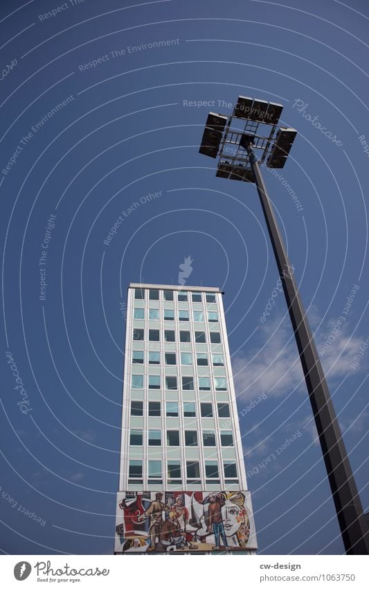 dit is berlin Berlin Alexanderplatz House of the teacher Architecture House (Residential Structure) GDR Facade Lantern