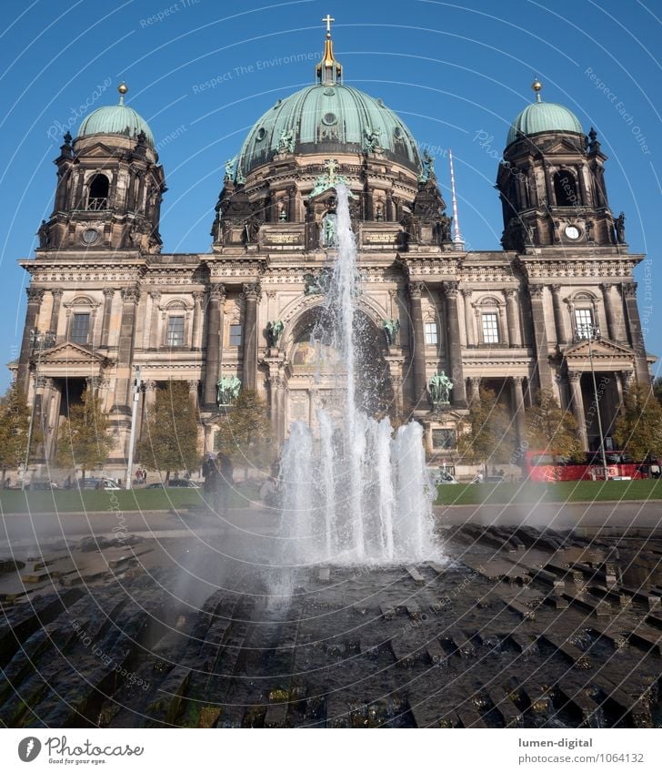 Berlin Cathedral Summer Park Germany Town Dome Tourist Attraction Air Traffic Control Tower Old Large Belief Religion and faith Vacation & Travel Europe