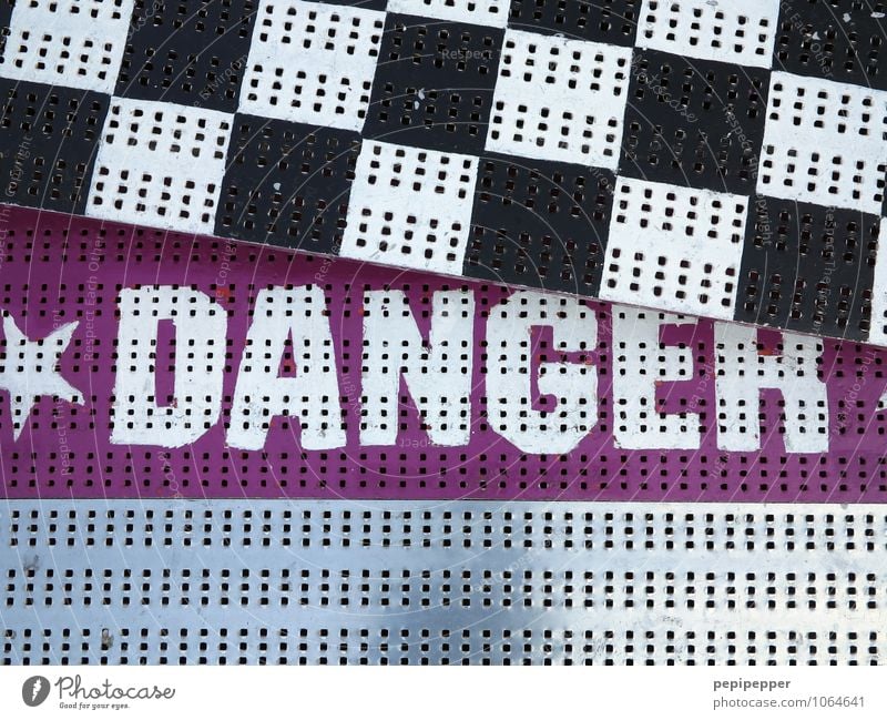 **DANGER** Adventure Oktoberfest Fairs & Carnivals Roller coaster Theme-park rides Steel Sign Characters Signs and labeling Signage Warning sign Line Stripe