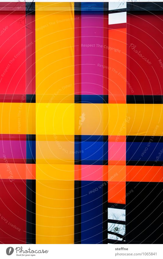 marqsism Art Colour Double exposure Yellow Red Colour photo Multicoloured Abstract Pattern Structures and shapes