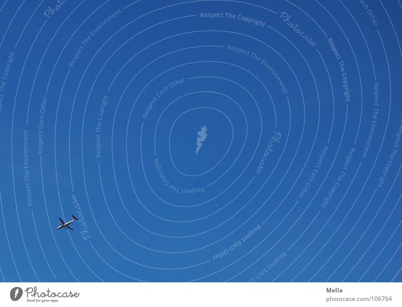 High Top Airplane Far-off places On the corner Vacation & Travel Flying Services Aviation Sky Blue Tall bottom left airline Lanes & trails