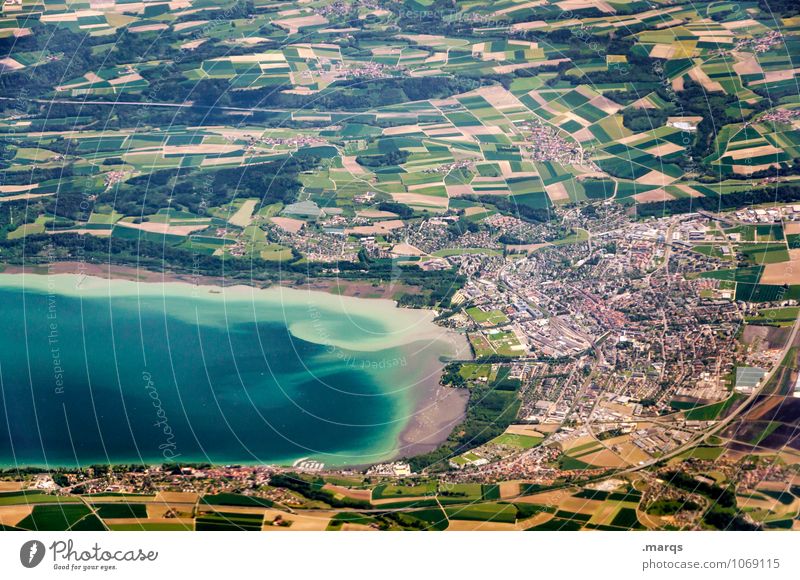 agriculture Agriculture Forestry Environment Landscape Water Summer Beautiful weather Field Coast Beach Town Tall Life Nature Perspective Colour photo