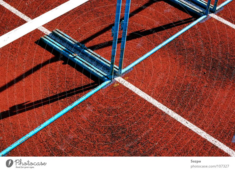 110m hurdles Shadow Sports Playing Barrier symmetry Line light athletics Floor covering Hurdle