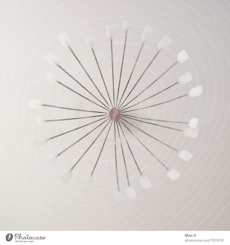 circle Lamp Illuminate Flower Candlestick Light Electricity Colour photo Subdued colour Interior shot Pattern Deserted Copy Space left Copy Space right