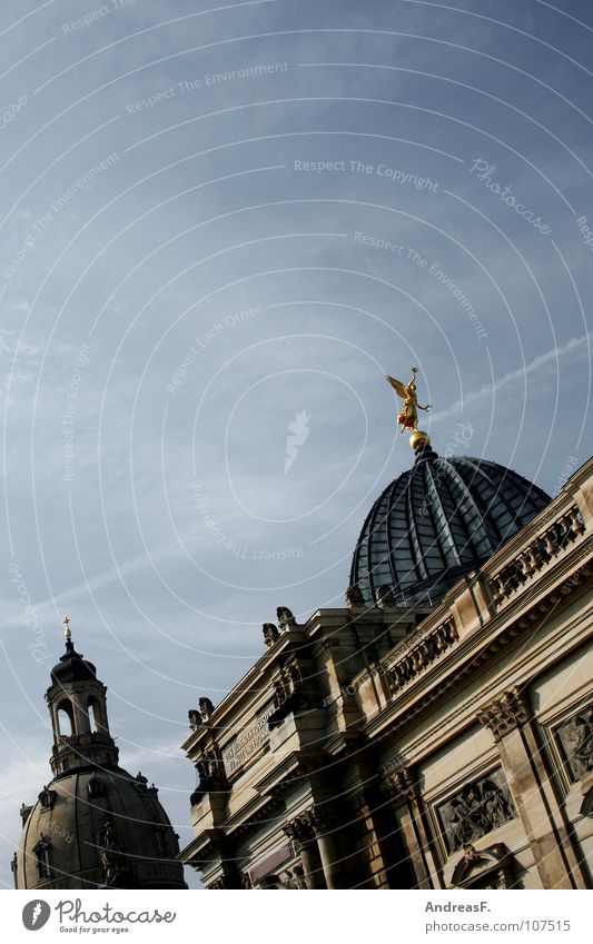 thresh Dresden Saxony Albertinum Domed roof Art Historic Statue Glass dome Tourism World heritage Culture Frauenkirche green vault Old town gold statue Museum