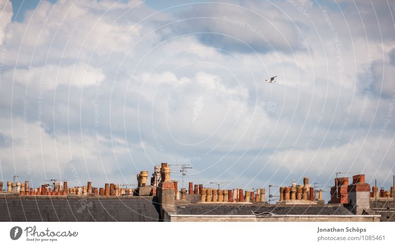 Bristol II Town Skyline Populated House (Residential Structure) Manmade structures Building Architecture Roof Chimney Esthetic Clouds Minimalistic English