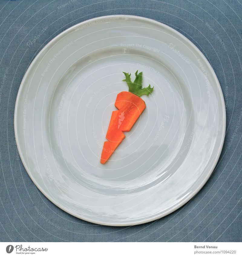 Meal! Vegetable Lettuce Salad Eating Plate Healthy Eating Table Round Blue Orange Carrot Dish Food photograph Circle Logo Symbols and metaphors Tablecloth