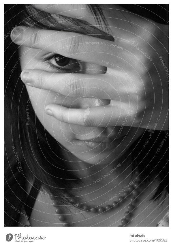 (m)a moment Snapshot Vista Pervasive Black & white photo Eyes portrait captivating