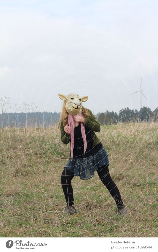 so we lure the spring ... Joy Feasts & Celebrations Dance Feminine Nature Plant Animal Grass Field Skirt Jacket Tights Scarf Boots Lamb Relaxation Fitness Dream