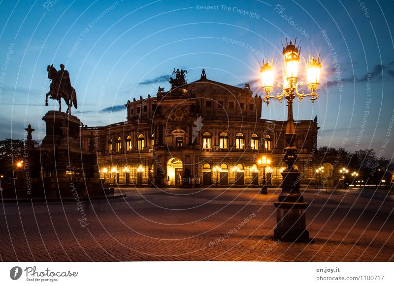 All just theatre Vacation & Travel Tourism Trip Sightseeing City trip Night life Theatre Sky Night sky Dresden Saxony Germany Town Manmade structures Building