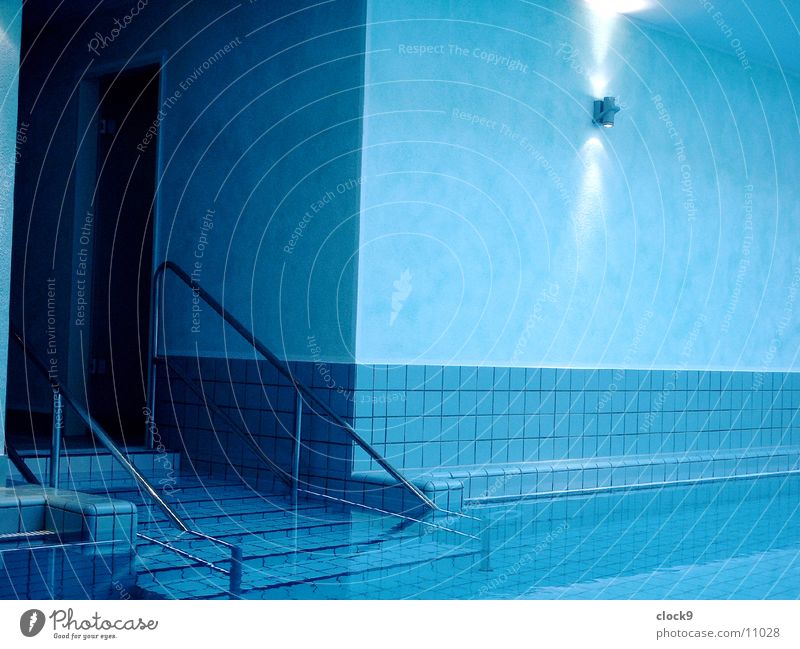 Aqua 2 Swimming pool Bathroom Relaxation Calm Light Wellness Architecture Water Blue Movement