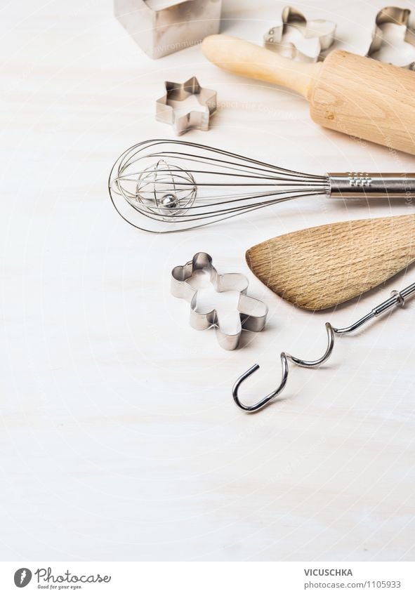 Kitchen Utensils For Biscuits Baking A Royalty Free Stock Photo From Photocase