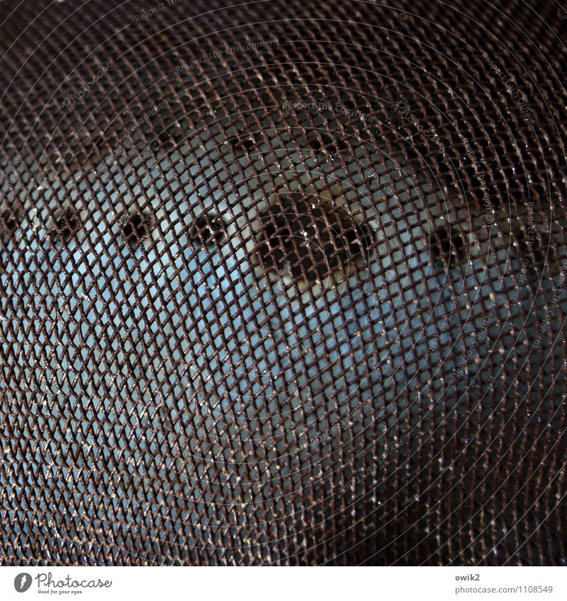 enterprise Metal Dark Simple Sieve Grating Pot Old Background picture Colour photo Close-up Detail Macro (Extreme close-up) Abstract Pattern