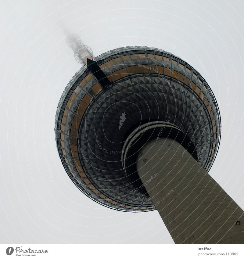 \.............. Alexanderplatz Landmark Elevator Fog Antenna Germany Tourist Visitor Modern Monument Berlin Tower Berlin TV Tower alex Tall 365 GDR