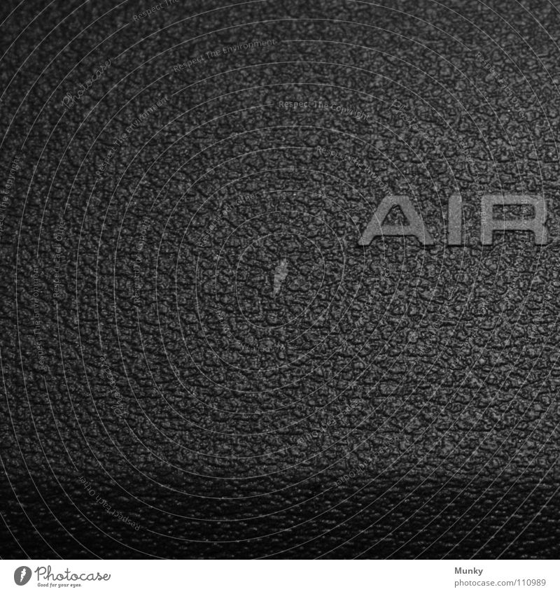 air Air Airbag Gray Black Inscription Letters (alphabet) Safety Square Two-piece 2 Macro (Extreme close-up) Close-up Munky Car dashboard secure Shadow