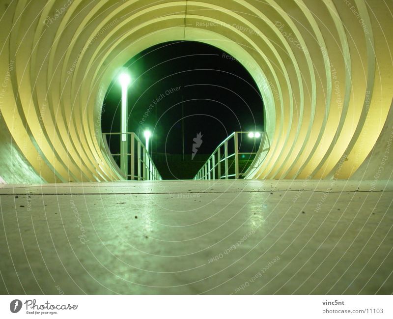 that way Tunnel Night Round Architecture Modern Lanes & trails