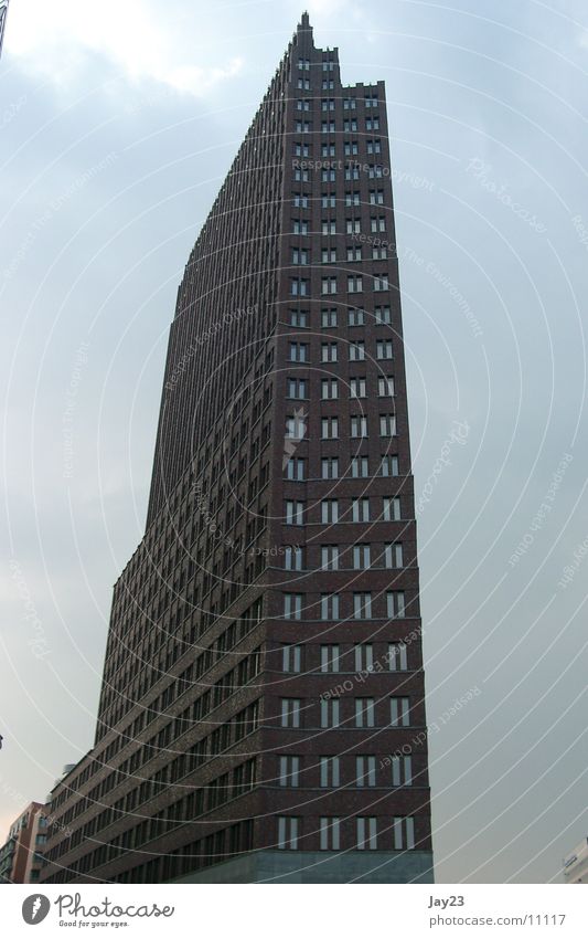 Berlin City 6 High-rise Potsdamer Platz Brick Architecture High-rise facade